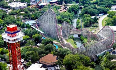 flags six coaster roller death