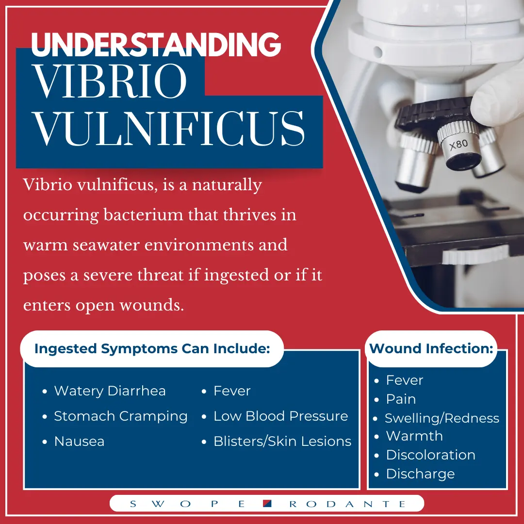 Infographic about Vibrio Vulnificus