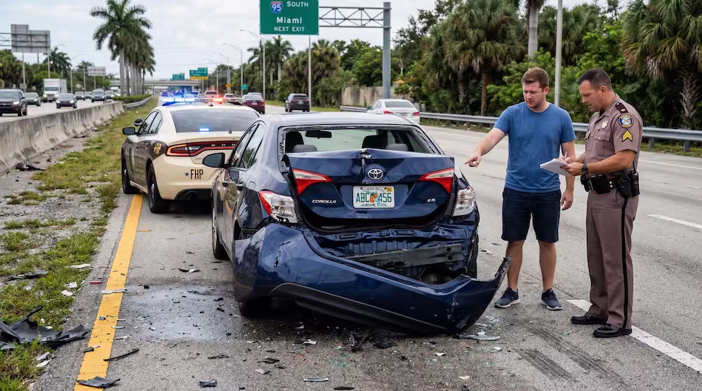 Hit and run car accident